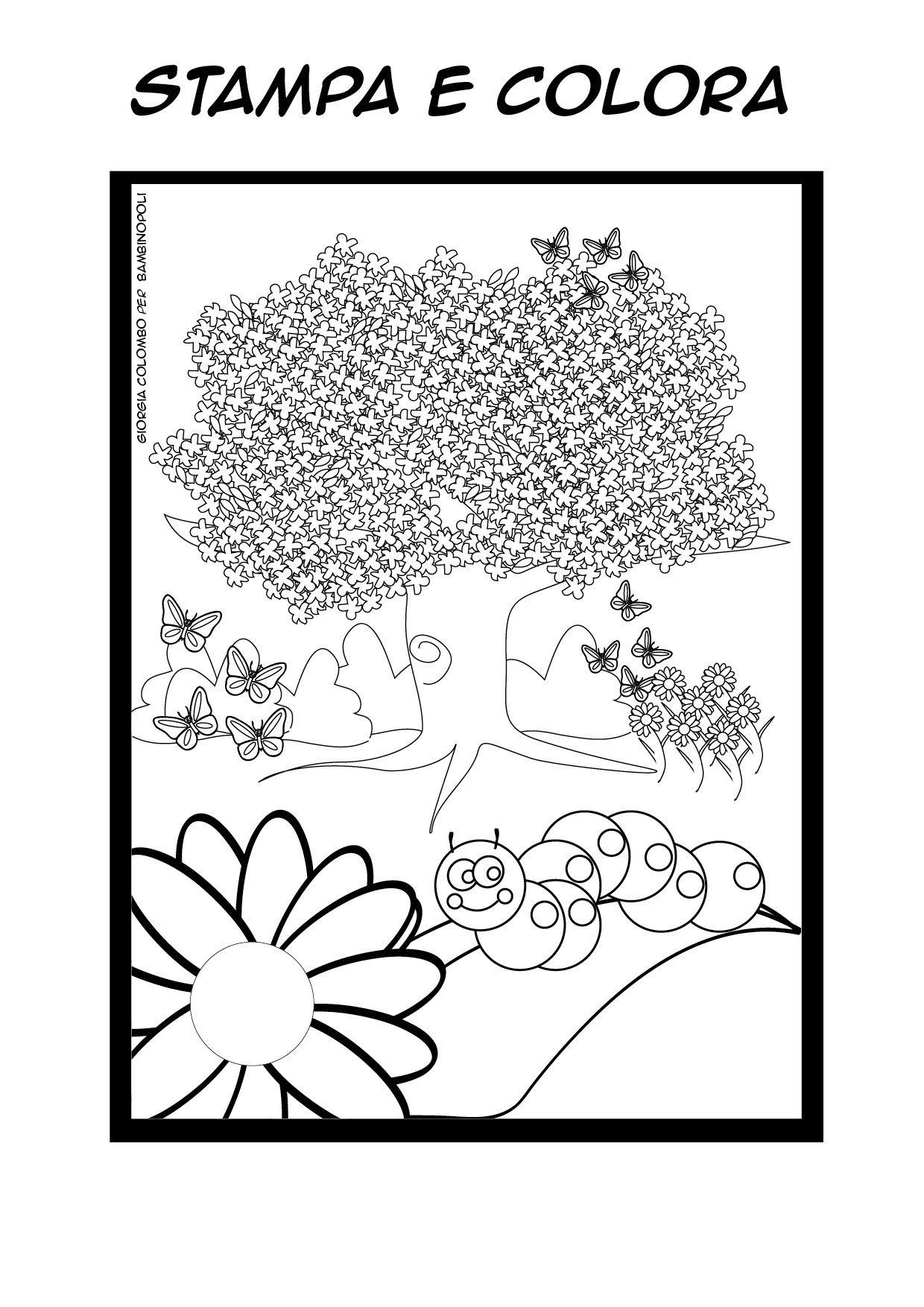 Clicca e stampa il disegno for Immagini sulla primavera da stampare e colorare