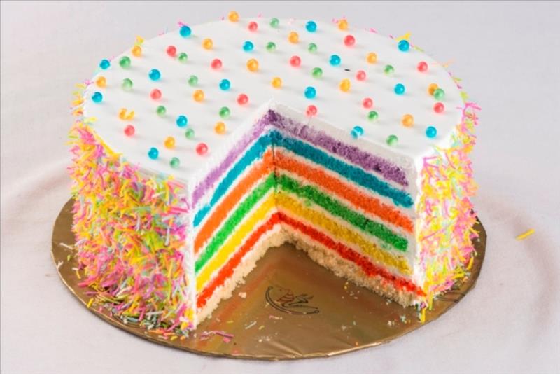 Rainbow-Cake