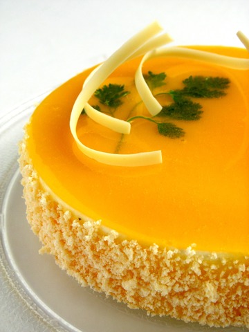 Cheesecake al mango senza cottura